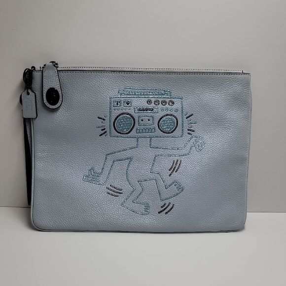 Coach x Keith Haring Turnlock Wristlet